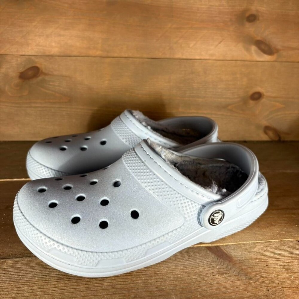 crocs classic womens size 6 shoes blue slip on lined comfort clogs sandals